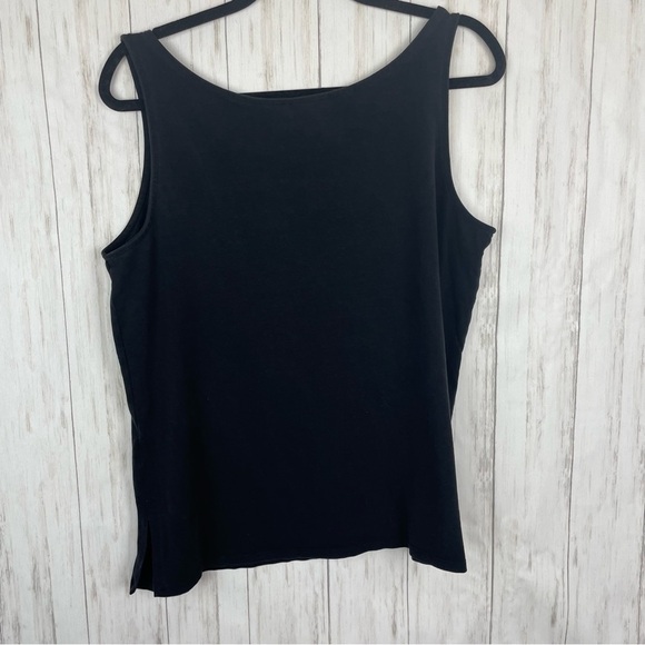 Eileen Fisher classic black tank medium - Picture 4 of 4